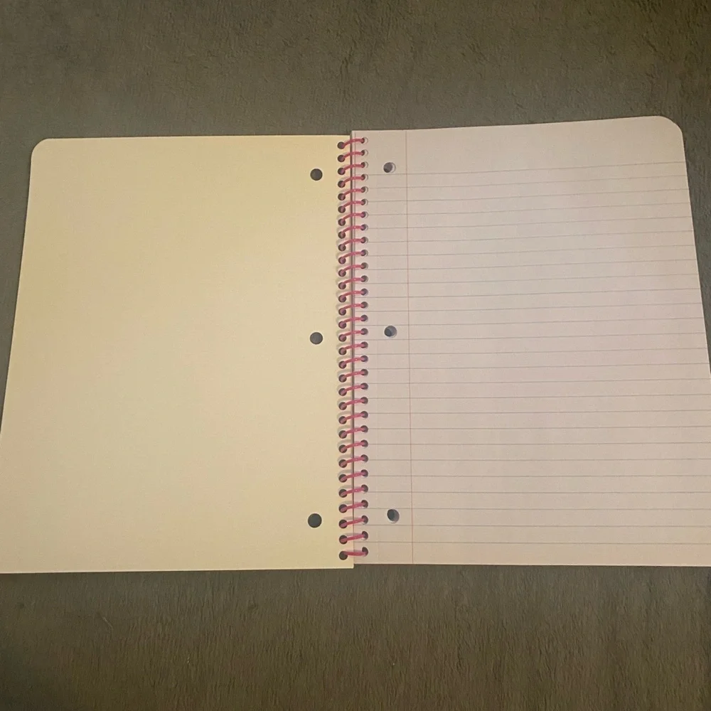 3/$20 Lisa Frank spiral notebook Casey yellow dog unused - Picture 3 of 3